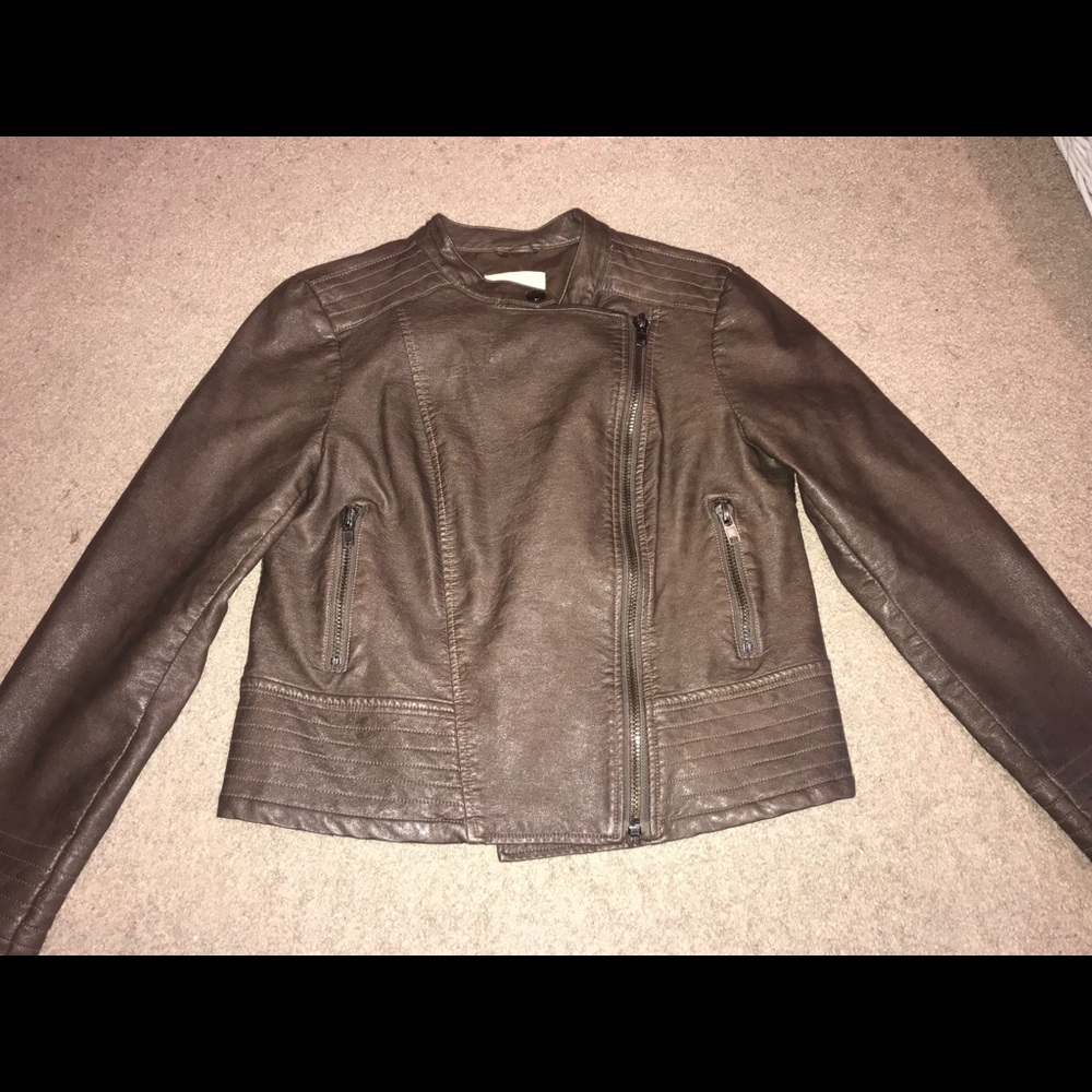 BB Dakota leather jacket sz M